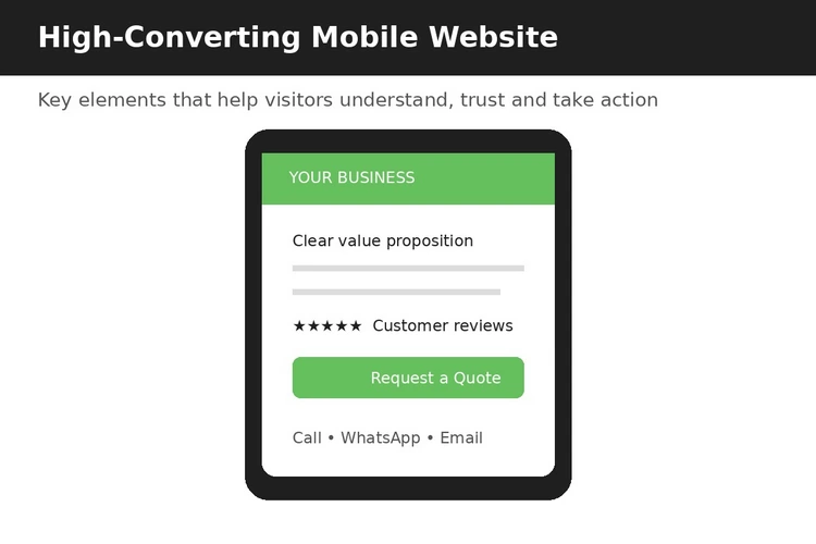 High Converting Mobile Website