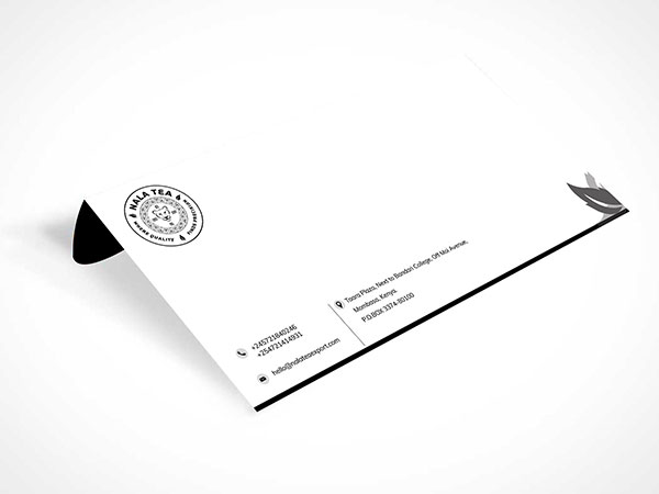nala tea Envelope design